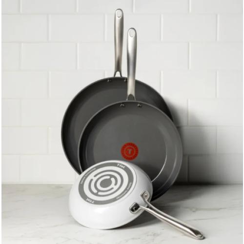 T-Fal Ceramic Non-Stick Frypan Set, 3 Piece