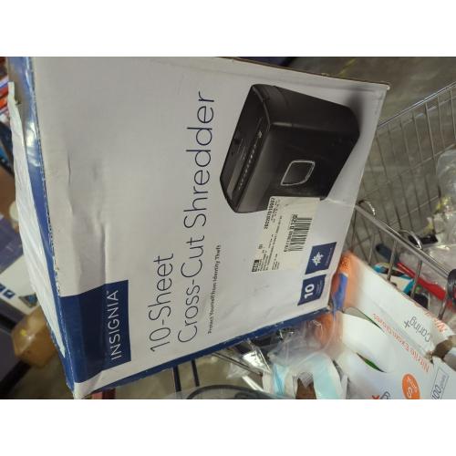 Amazon Basics Cross Cut Paper and Credit Card Shredder, 12 Sheet (New Model), Black