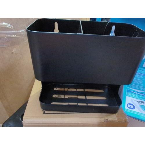 Aluminum Electric Toothbrush Holder - Bathroom Wall Mounted Toothbrush Holder (Black, Double Slot)