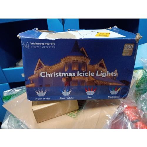 35 Colors Icicle Lights for Outside, 48FT Icicle Christmas Lights | Outdoor Roof Christmas Lights with Remote, Color Changing LED Hanging String Lights for Roof Window Halloween Decorations