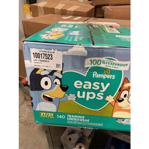 Pampers Easy Ups Training Pants Underwear Sizes: 2T-6T