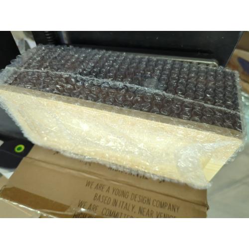 NATURE SUPPLIES | Real Wood Small Cable Management Box Brown | Cord Organizer Box for Power Strips, Adapters, Chargers, USB Hub | Cable Storage Box with Accessories Included | Cord Hider Box Small