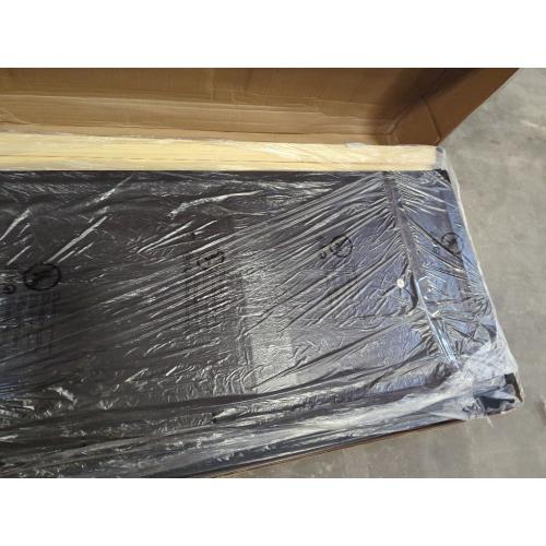 Duluth King Upholstered Wingback Bed Black