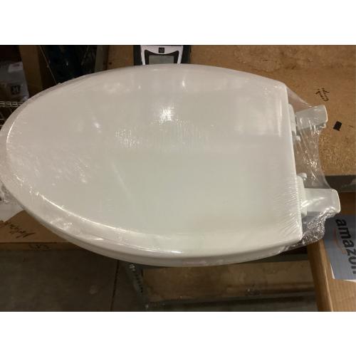 Mayfair NextStep2 Slow-Close Toilet Seat with Built-In Toddler Potty Training Seat, Removable, White, Elongated