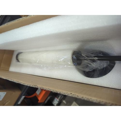 Alabaster Wall Sconce Light LED 3000K Warm Light Indoor Wall Decor Cylindrical Marble lampshade Wall Mount Lamp H65 All-Copper lamp Body for Kitchen Bedroom Living Room Vanity (Black)