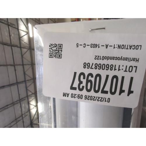 Persilux Cordless Zebra Blinds for Windows Free-Stop Window Shades (34 W X 47 H, White) Dual Layer Light Control for Day and Night, Light Filtering Sheer Shades for Home, Bedroom, Easy to Install