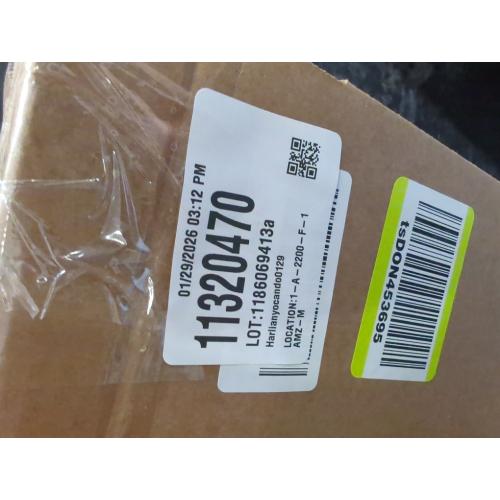 Persilux Zebra Blinds for Windows, Cordless Roller Blinds (34.5 W x 72 H, White) Light Filtering Sheer Window Treatments, Light Control for Day and Night, Room Darkening Roller Shades for Windows