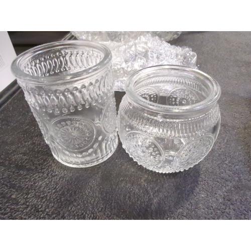 15pcs Clear Assorted Votive Candle Holders for Table Centerpieces, Glass Tea Lights Candle Holder for Wedding Decorations, Vintage Boho Home Tea Party Decor, Sunflower Decorations