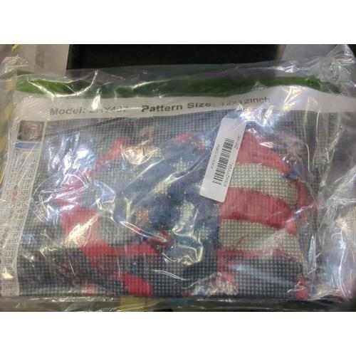 LCOZX Diamond Art Painting, DIY Diamond Art Painting Kits for Adults, Art American Flag Paint by Numbers for Adults, Home Leisure, Wall Decoration, Round Diamonds, Pattern Measures 12x12 inch, No.32