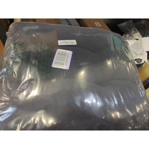 Set of 2 Size 19x19x5 Color Black Chair Cushion