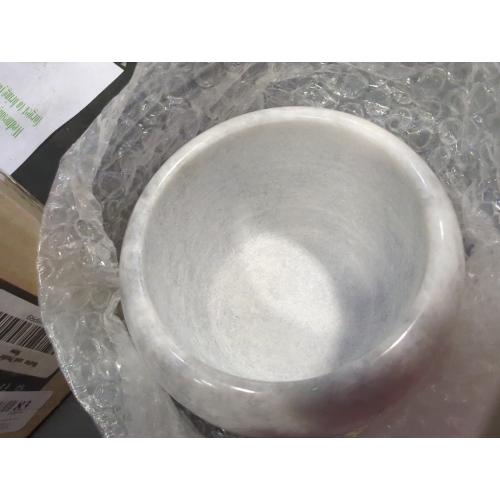 Marble Mortar and Pestle  Cup Grinder Bowl for Guacamole, Salsa, Pill Crusher, Spice, Herb, Garlic, Nut, Heavy Duty Grinder for Kitchen