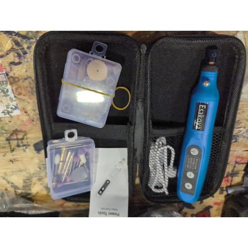 Cordless Rotary Tool, Mini Power Rotary Kit with 75 Accessories, 5 Variable Speed & 3.7v Type-C Charging Engraving Rotary Tool for Engraving, Sanding, Polishing, Drilling, Grinding, DIY Crafts