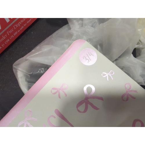 Size 3/4 Color Pink Happy days super comfy slippers