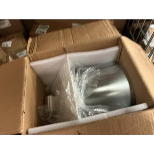 8 Inch Hooded Wall Vent with Screen and Damper,Outdoor Wall Exhaust Vent Cover Cap for Kitchen Range Hood Dryer Duct Ventilation &Exterior Air Exhaust Applications,Galvanized Steel,White