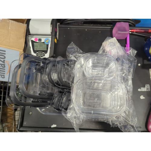 Rubbermaid Brilliance BPA-Free Airtight Food Storage Containers, 14-Piece Set, Easy for Meal Prep, Lunch & Leftovers