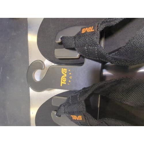 Black Size 9 Teva Voya Flip Women S Vegan Bar Street Thong Sandal in Black Size 9