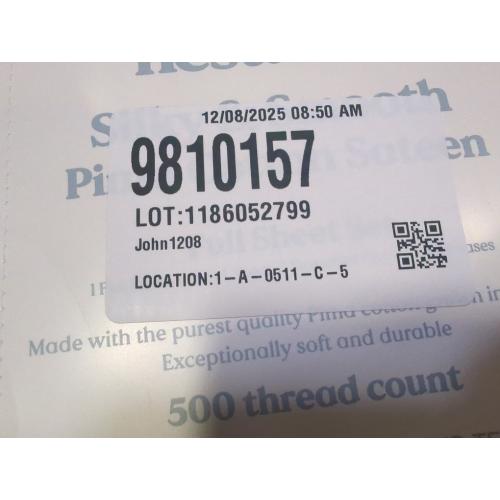 Set of 2 Size King Color White  Nestwell Pima Cotton Sateen 500-Thread-Count King Pillowcase Set in Bright White