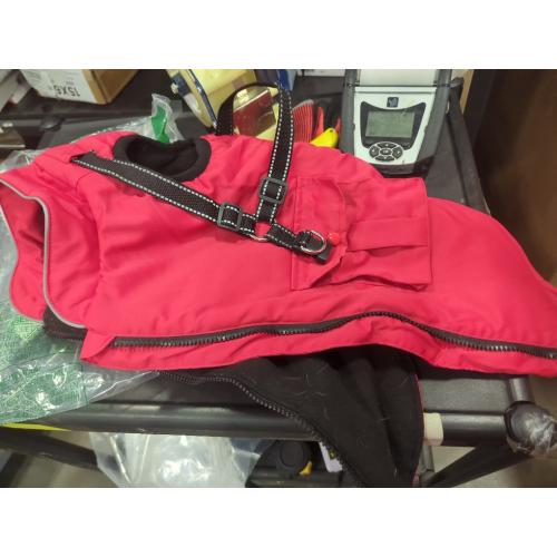 Size Small Medium Large Dog Winter Coat with Harness Built-in | Waterproof Dog Jacket with Zipper & Fleece Lining | Reflective Cold Weather Coat for Small Medium Large Dogs