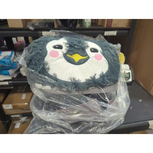Penguin Wearable Hooded Blanket for Adults - Fluffy Super Soft Shaggy Faux Fur, Fuzzy Warm Cozy Plush Furry Fleece & Sherpa Hoodie Throw Cloak Wrap - Penguin Gifts for Women Adults and Kids