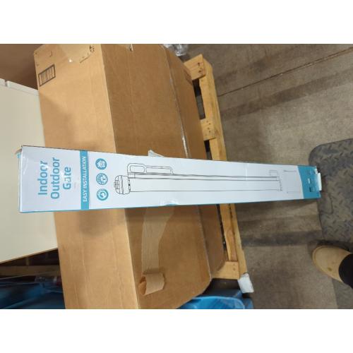 PRObebi Retractable Dog Gate for The House Extends to 54 Wide 34 Tall, Gates for Baby Indoor, Stair Gate for Outdoor, Staris, Hallways, Doorways, Deck, Porch, Need Drilling