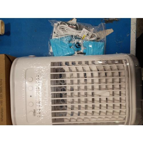 FANCOLE 4-IN-1 Small Air Conditioner w/ 2 Ice Packs, 16.5ft Remote, 1200ML Tank, 7H Smart Timer, 3Speed & 2Cool Mist Personal Air Conditioner, 7-Color Light Portable AC Unit for Bedroom Cover 100Sq.ft