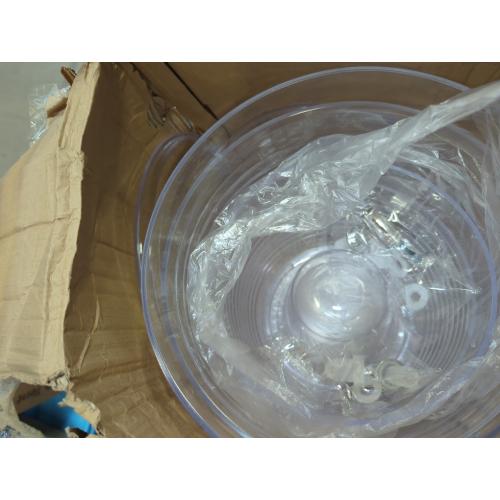 Drink Dispensers for Parties (2.5 Gallon) Large Plastic Water Dispenser for Counter Tops, No Mess, Easy to Assemble & Wash, Up to 40 Drinks