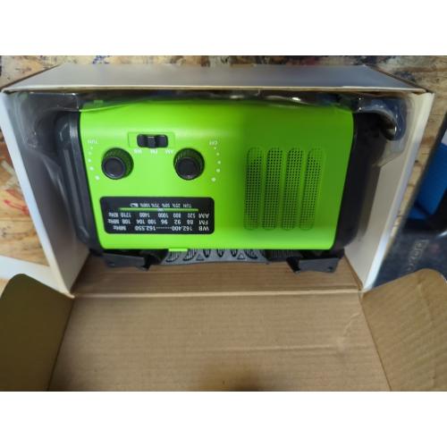 20000mAh Emergency Crank Radio, AM/FM/NOAA Weather Radio Solar Hand Crank, Battery Operated Radio with USB-C Charging, LED Flashlight, Reading Light, SOS Alarm & Compass for Camping/Emergencies
