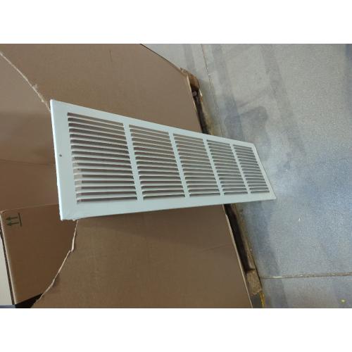 VOISEN Return Air Grille,Fits 30x8 Duct Opening,Steel Return Vent Cover, White Vent Cover Grill for Sidewall and Ceiling,HAVC Cold Air Return Vent Cover,Overall Size:31.8W X 9.8H