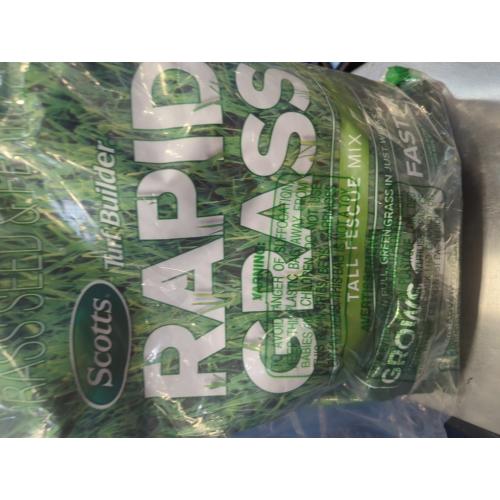 Scotts Turf Builder Rapid Grass Tall Fescue Grass Sun or Shade Grass Seed and Fertilizer 5.6 lb
