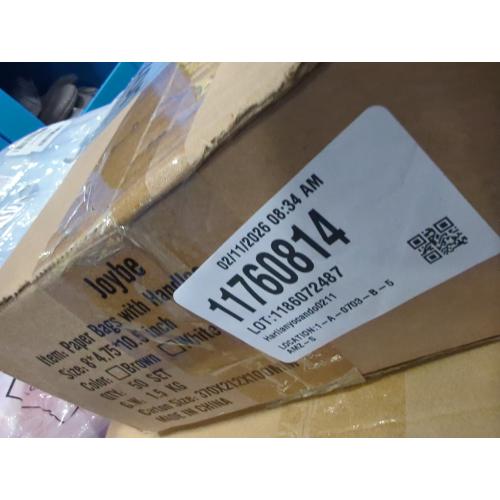 Joybe 50 Pack 8x4.75x10 Inch Medium Navy Blue Kraft Paper Bags with Handles Bulk, Craft Paper Gift Bags for Party Favors Grocery Retail Shopping Business Goody Merchandise Take Out Blank Sacks (50pcs)