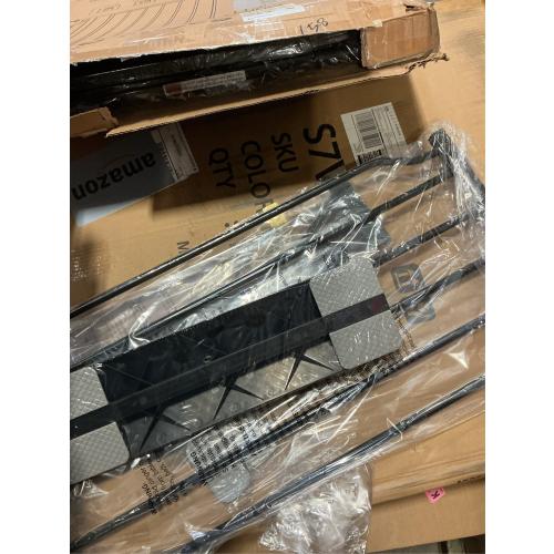 WAOWAO Baby Gate 62.20-71.26 Extra Wide Pressure Mounted Walk Through Swing Auto Close Safety Black Metal Toddler Kids Child Dog Pet Puppy for Stairs,Doorways,Kitchen