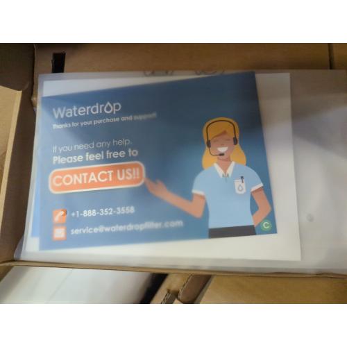 Waterdrop G2P600 Reverse Osmosis System, 600 GPD Tankless RO Water Filter System, Under Sink RO System, 7 Stage Filtration, 2:1 Pure to Drain, Reduce TDS, FCC Listed, USA Tech