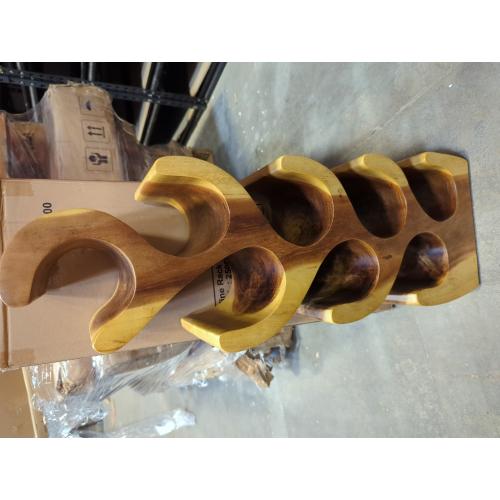 8 Bottle Wooden Wine Holder