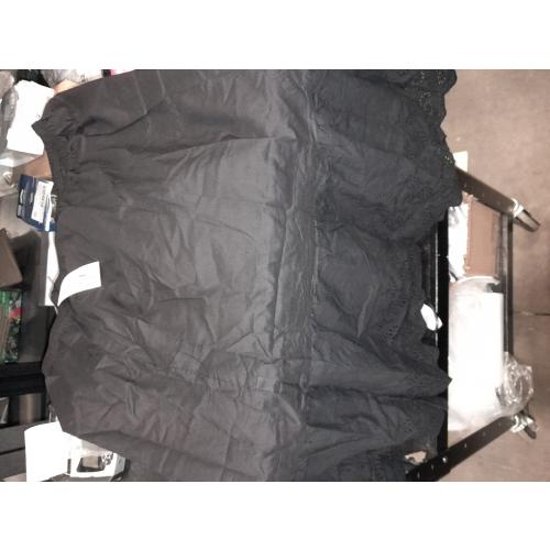 BEAUTELICATE Half Slip Skirt Extender 100% Cotton Vintage Underskirt with Lace Embroidery medium