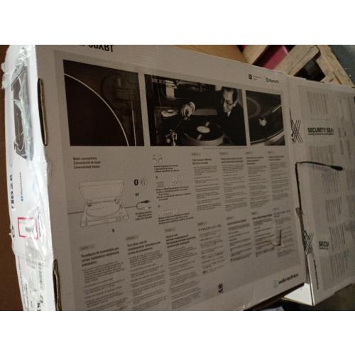 Audio-Technica AudioTechnica AT-LP60XBT-WW Fully Automatic Belt-Drive Stereo Turntable with Bluetooth - Black - NO SIZE