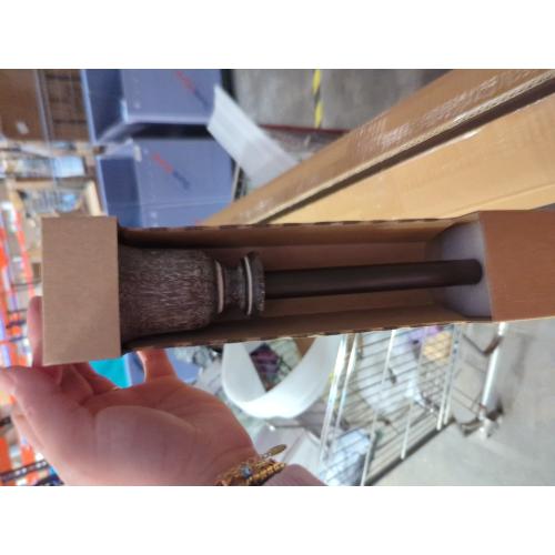 Bee & Willow Selah 48 to 84-Inch Adjustable Curtain Rod Set in Oak