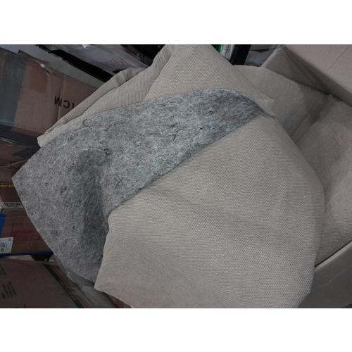 Mohawk Home 8' x 10' Non Slip Grip Rug Pad 1/4 Thick Dual Surface Felt Cushion   Rubber Gripper - Safe for All Floors