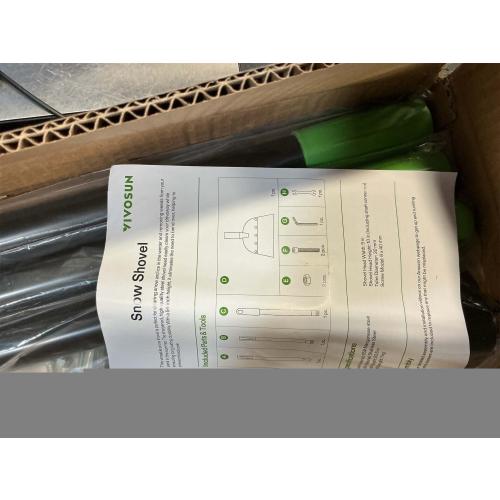 VIVOSUN Snow Shovel, Ice Scraper & Ice Chopper, 54 Inch Flat Shovel for Snow Removal, Portable Snow Shovel for Driveway and Car, Garden Snow Pusher and Scraper Tool for Road and Outdoor Cleaning