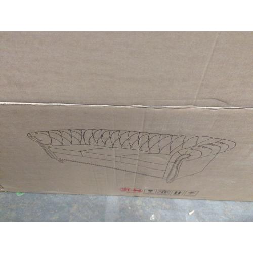 Black Faux Leather Sofa 3 Seater