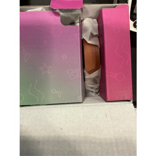 Mini Karaoke Machine with 2 Wireless Microphones, TOP Kids Gifts for Girls Ages 3, 4, 5, 6, 7, 8, 9, 10, 11, 12  Years Old, 4-12th Christmas Birthday Toy Gift for Girls Boys Party (Purple)