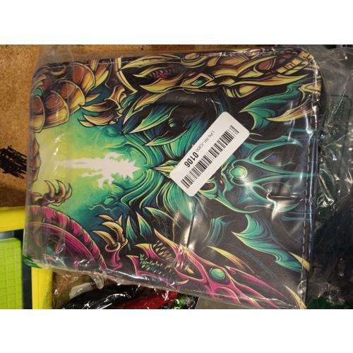 4 Pocket Trading Card Binder for Cards with 50 Sleeves up to 400 Cards,Waterproof Card Storage Book with Removable Sleeves for Booster Box and TCG Cards