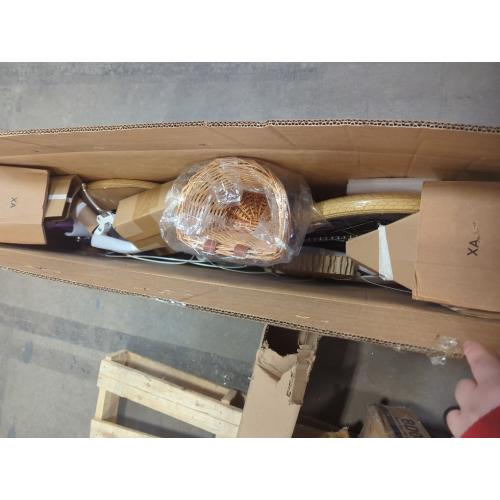 Color purple Glerc 20 24 26 Inch Beach Cruiser Bike, 6-Speed Hybrid City Bicycle for Girls Youth and Over 6 Years Old, Missy Bike with Wicker Basket & Lightweight, Multiple Colors