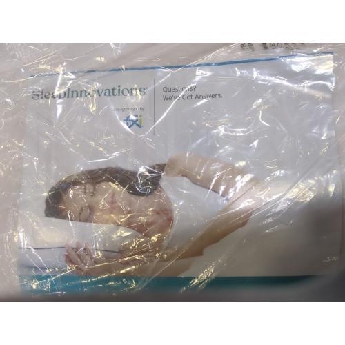 Sleep Innovations Cooling Gel Ventilated Memory Foam Pillow, Standard Size, Soft Breathable Cover and Cooling Gel Memory Foam Core, Head and Neck Alignment, Side Sleepers, Medium Support