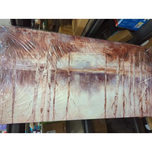 Large Wall Decor for Living Room Stretched and Framed Canvas Wall Art for Office Wall Decorations for Bedroom Birch Forest Painting by The Lake Picture Home Decor Ready to Hang