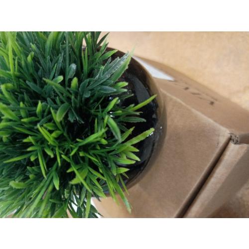 Velener Small Artificial Succulents Grass Desk Plant for Office, Fake Sage Plants for Shelf Decor, Mini Faux Plant Indoor, Masculine Home Decor, Coffee Table Decor, Bathroom Counter Decor in Pot