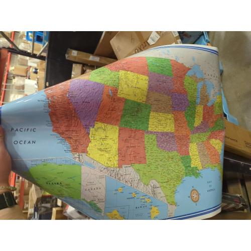 24x36 United States, USA Classic Elite Wall Map Mural Poster (Laminated Rolled)