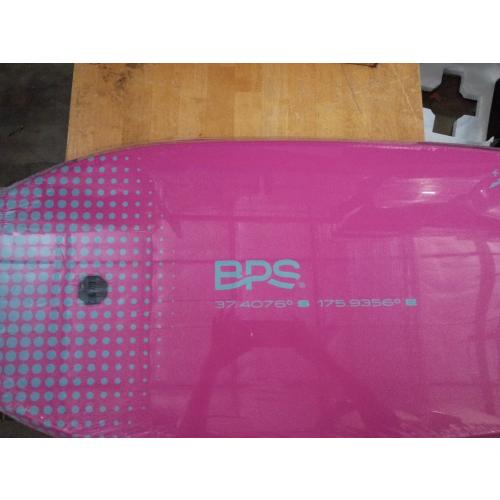 BPS 'Storm' Bodyboard with Premium Coiled Leash - Lightweight with EPS Core, Durable for All Wave Conditions