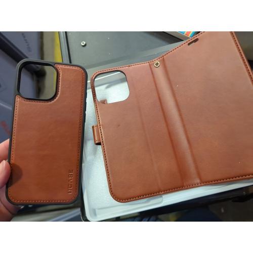 OCASE for iPhone 16 Pro Max Case Detachable Wallet Case with Card Holder, 2 in 1 Pu Leather Flip Folio with RFID Blocking Stand Wrist Strap Shockproof Phone Cover 6.9 Inch 2024, Brown