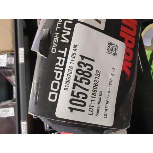 Sunpak - PlatinumPlus Ultra 6000PG 61 Tripod - Black
