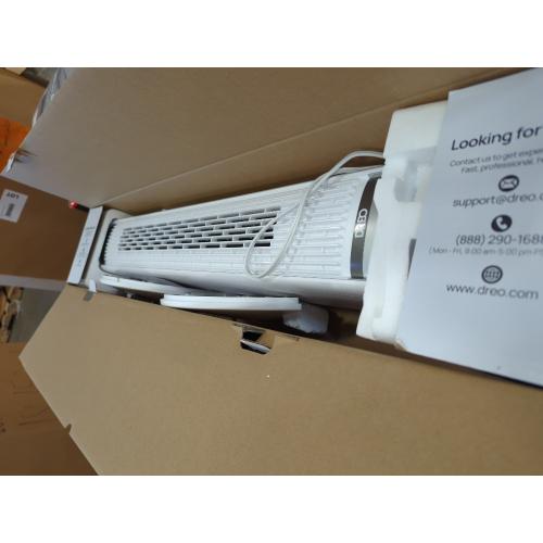 Dreo 42 Cruiser Pro T1 Oscillating Bladeless Remote Tower Fan White